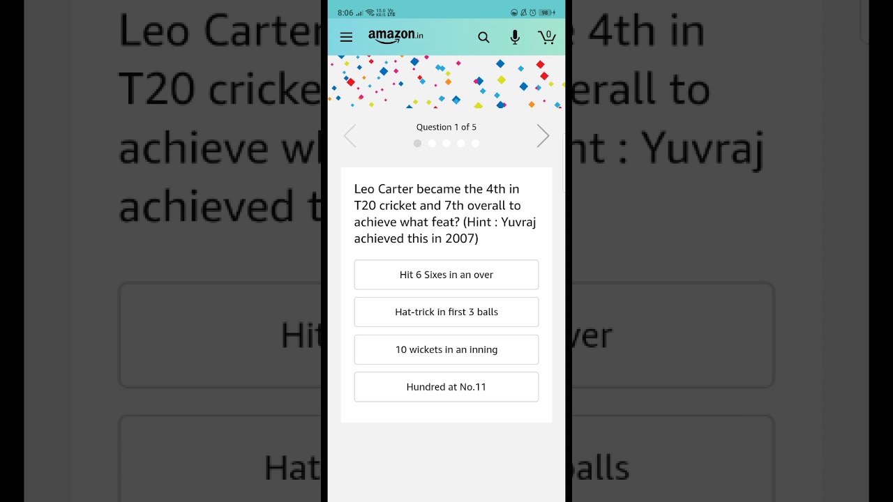 Amazon Quiz Answers today | win Mi A3 Smart phone | 20 may 2020
