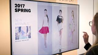 Vitrine interactive AirxTouch | Outil moderne de transformation de vitrine