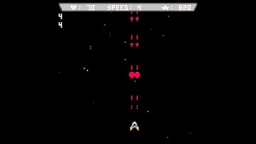 SPACE SHOOTER v0 1 PICO 8 Fantasy Virtual Console Lexaloffle Games www lexaloffle com
