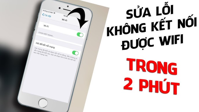 Cách sửa lỗi KHÔNG THỂ KẾT NỐI WIFI trên iPhone trong 2 phút - YouTube