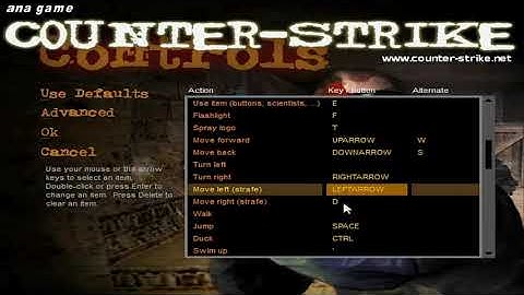 Hướng Dẫn Chỉnh các Nút Trong Half Life 1 1 chuẩn nhất