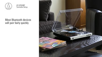 Audio-Technica AT-LP60XBT Turntable Setup