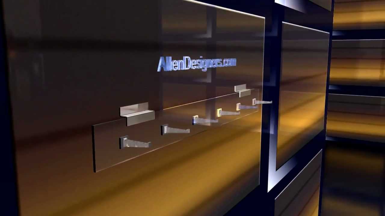 DIY Slatwall Accessories SixHook Faceout Panel.avi YouTube