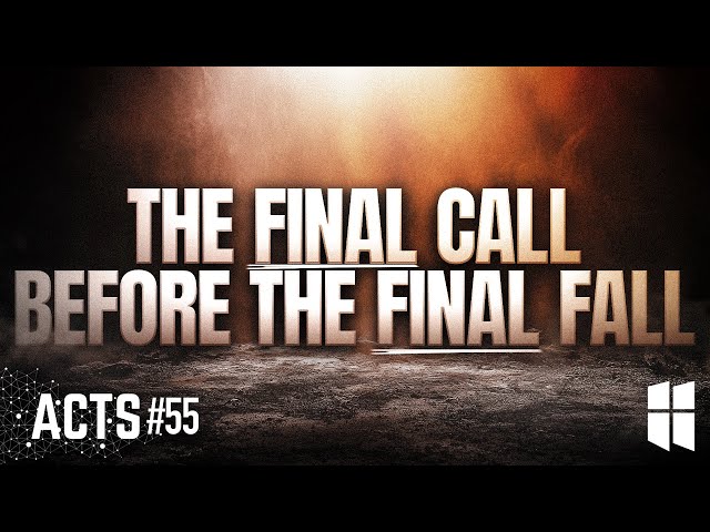 The Final Call Before the Final Fall 8:30am April 19, 2026