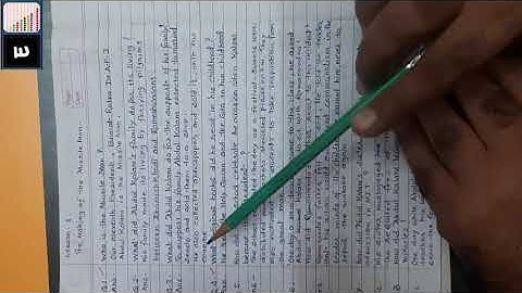 Class 8th, English, Chapter 2. The Making of The Missile Man (Lecture 8)