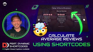 Display Real-Time Average Rating & Review Counts in Bricks Builder using Dynamic Shortcodes