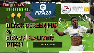 Fifa 16 mobile | fainally! Black screen  fix pc gameplay | fifa 23 realistic pitch | fifa 16 Android screenshot 4