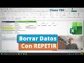 Borrar datos con la función REPETIR en Excel 365