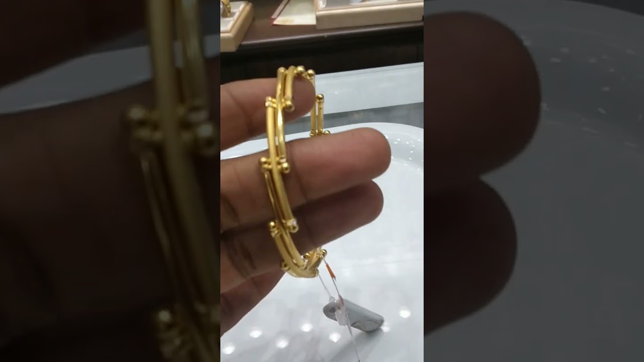 grt gold bangles with weight 
