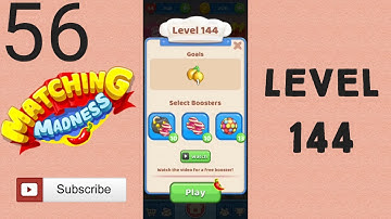 Matching Madness: Match 3 Puzzle games. Level 144 #tinytacticsgames