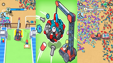 Garbage Factory Gameplay Mobile Game Walkthrough All Levels Android Ios #1