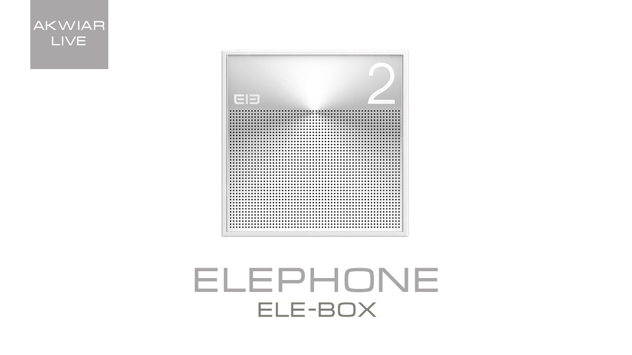 Elephone ELE-BOX симпатичная колонка с GEARBEST