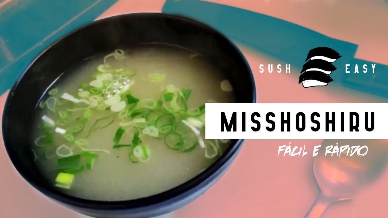 Missoshiru somente com 2 ingredientes