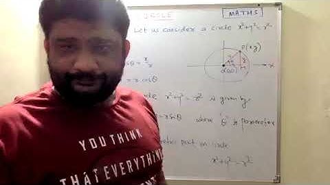 Parametric Form & Position Of Point w. r. t.  Circle(03- 03- 2021)