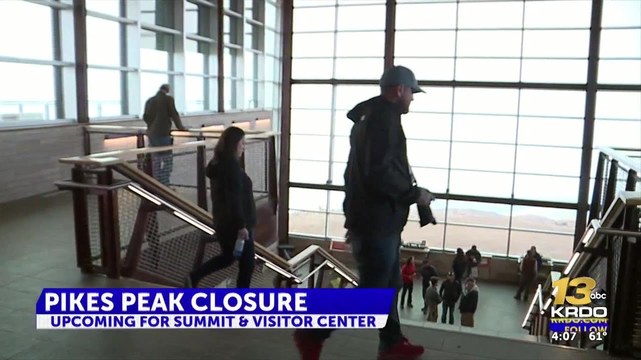Pikes Peak Summit and Visitor Center temporary closure
