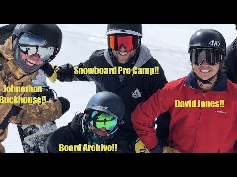 Snowboarding With Snowboard Pro Camp, Board Archive, and David Jones - (Day  57, Season 2) 