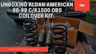 Unboxing @AldanAmerican 88-98 C/K1500 #OBS Coilover Kit.    4K