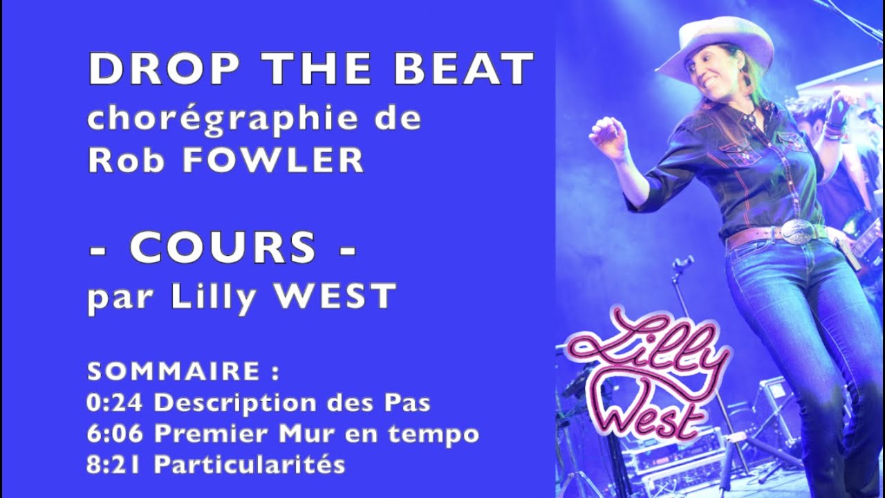 [COURS] DROP THE BEAT de Rob FOWLER, enseignée par Lilly WEST - YouTube