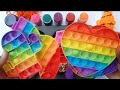 Satisfying Video for united states ⛄☃️🌄🌅 of america DIY How To Make Rainbow Square Shapes Full 🥰💝🍓🧛