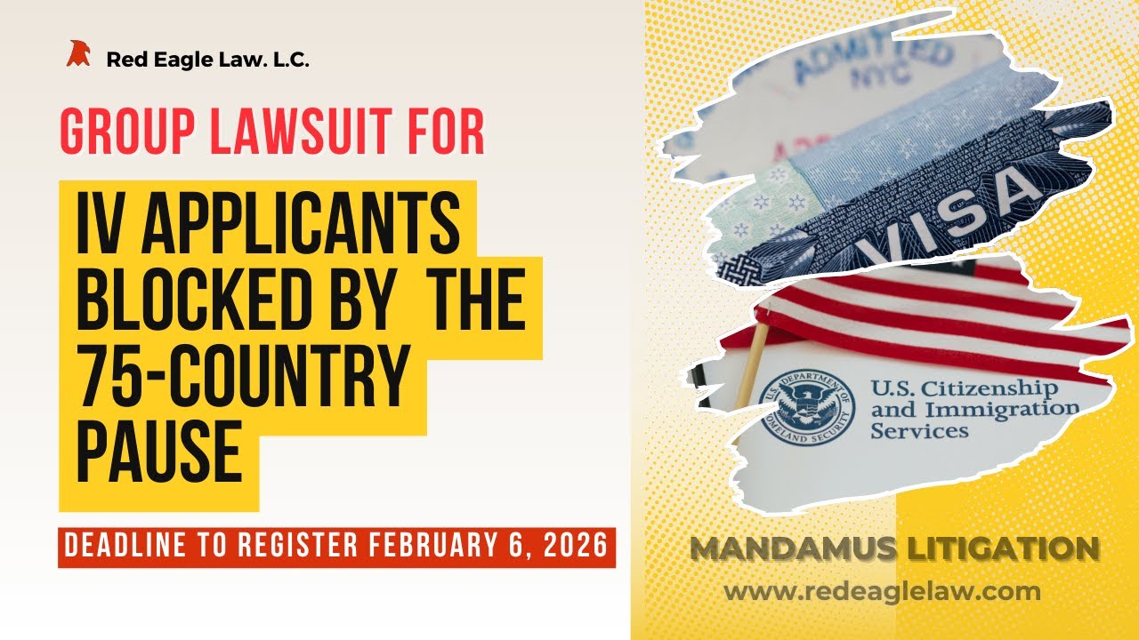 Lawsuit for IV Applicants Blocked by 75-Country Pause
