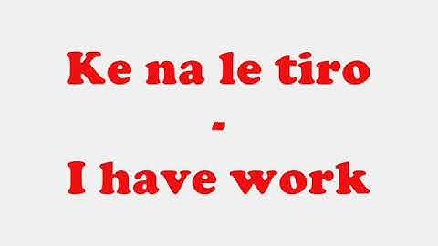 Setswana : How to state Possession and association in the Tswana language #tswanatalk