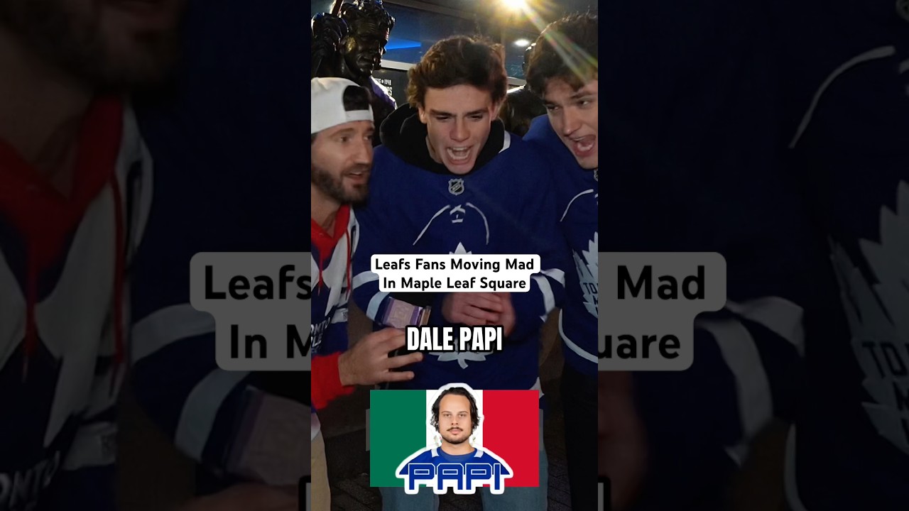 Dale Papi fr fr! Good vibes only on Saturday nights in Toronto. #leafs #Toronto #nhl #hockey #bruins