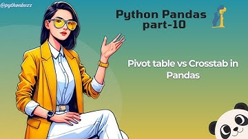 #10  Pivot Tables vs Crosstabs in Pandas- Simple Explanations and Examples#python3 #pythonlearning