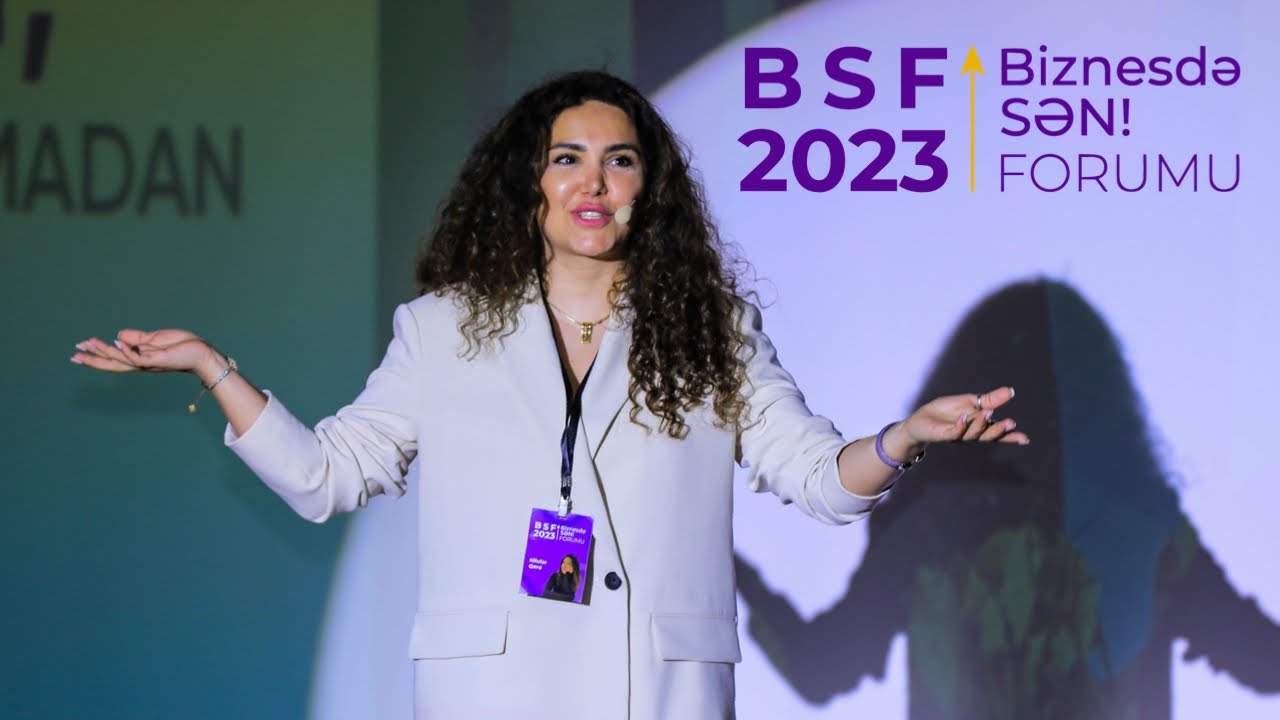 “Problem deyil” - Spiker Nilufər Qaranın çıxışı | BiznesdəSƏN forumu