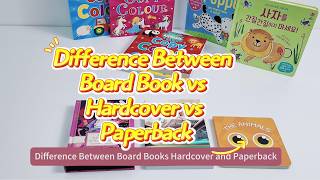 📚 Board Book vs. Hardcover vs. Paperback — What's the Difference