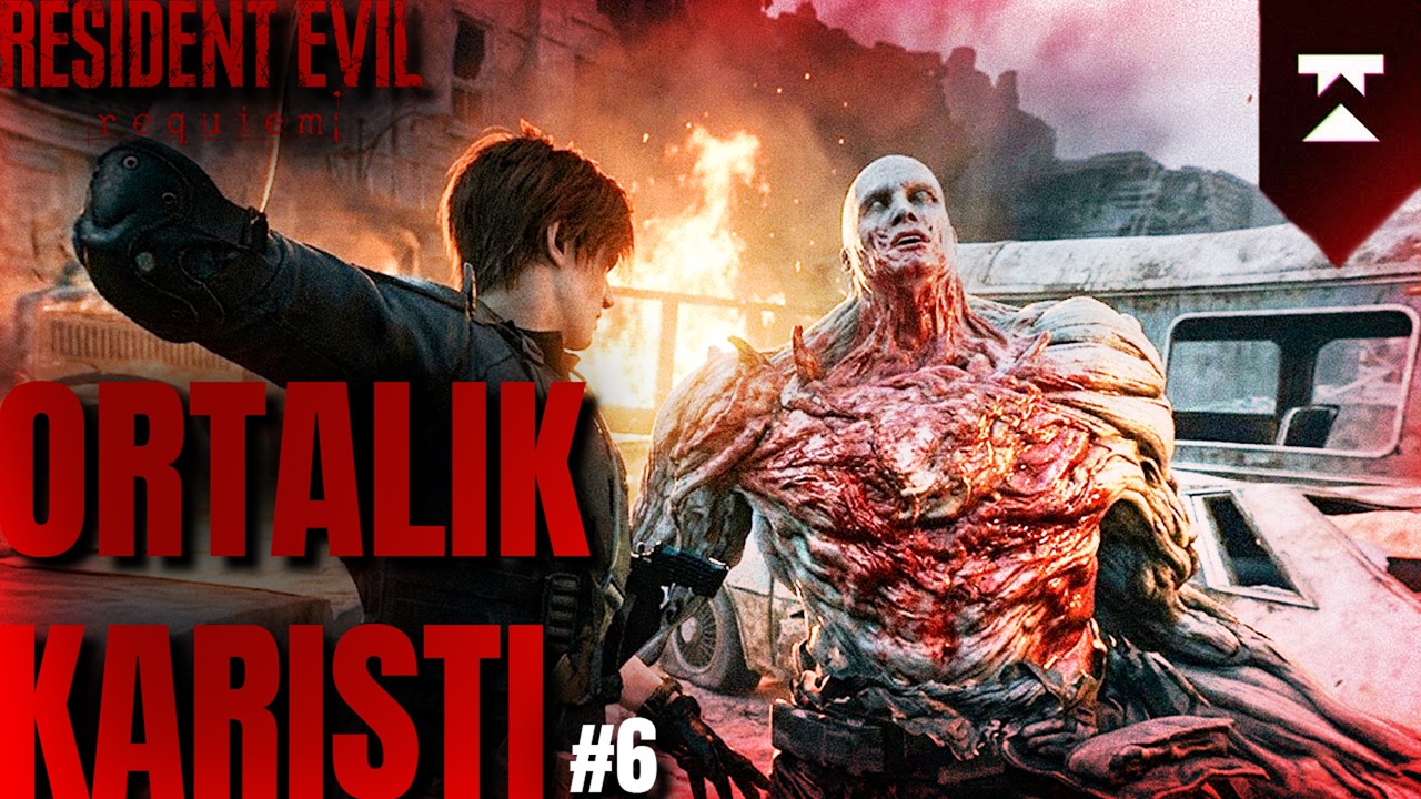 ORTALIK KARIŞTI!!! Resident Evil Requiem #6
