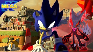 ☄️Dark Sonic Vs Infinite: Illusion of Death☄️ | MEGA X Sonic Prime animation style