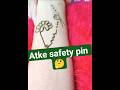 atke safety pin mehndi design ❤️#trending #viral #shorts #shortvideo #mehndi #divyaartsyoutube