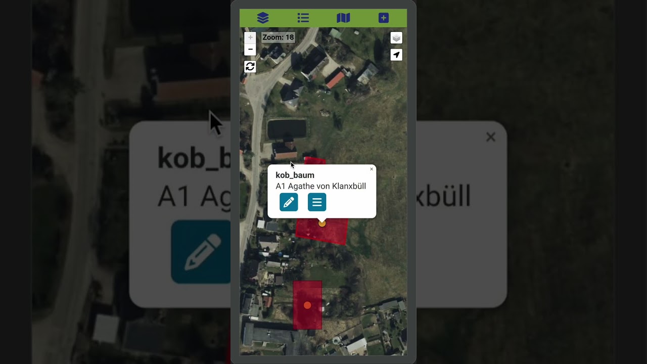 Streuobst App - Erfassung eines neuen Einzelbaumes