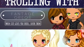 Fantage - Trolling with Fantage Entertainment and Fantage Oreos :3