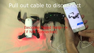 DJI Spark Hidden Trick - OTG Cable Connection