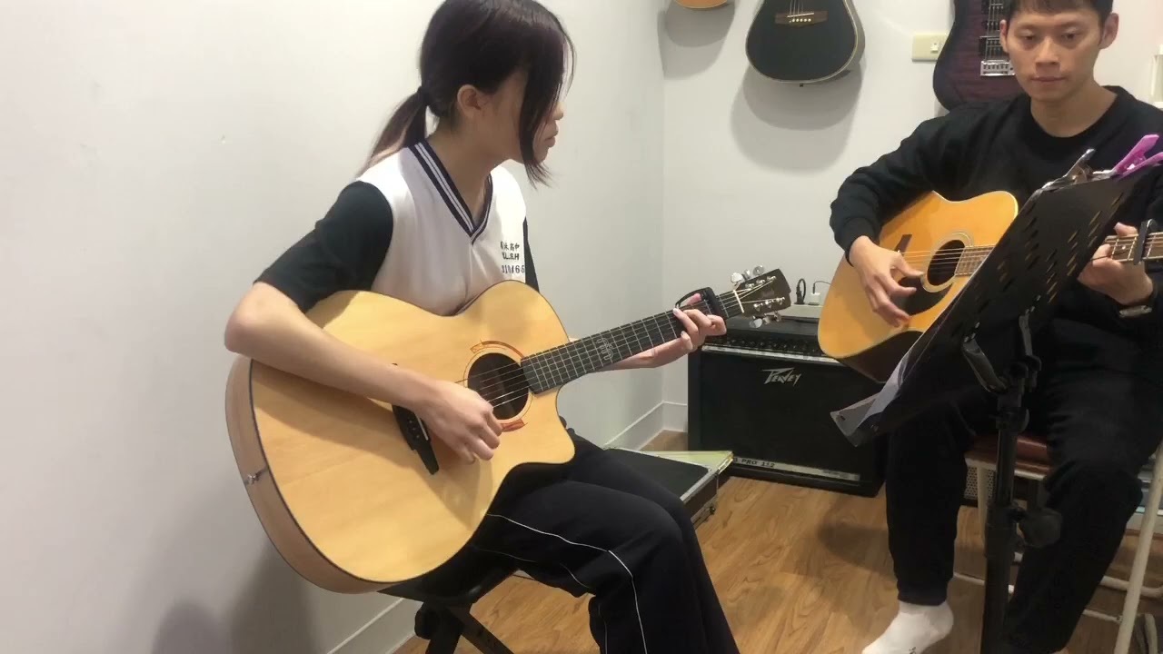 學員宇晴彈唱紀錄《Yung Kai-Blue》掌音音樂教室員林學吉他｜烏克麗麗｜電吉他｜貝斯｜爵士鼓｜電子琴｜電鋼琴｜鋼琴｜長笛｜小提琴｜