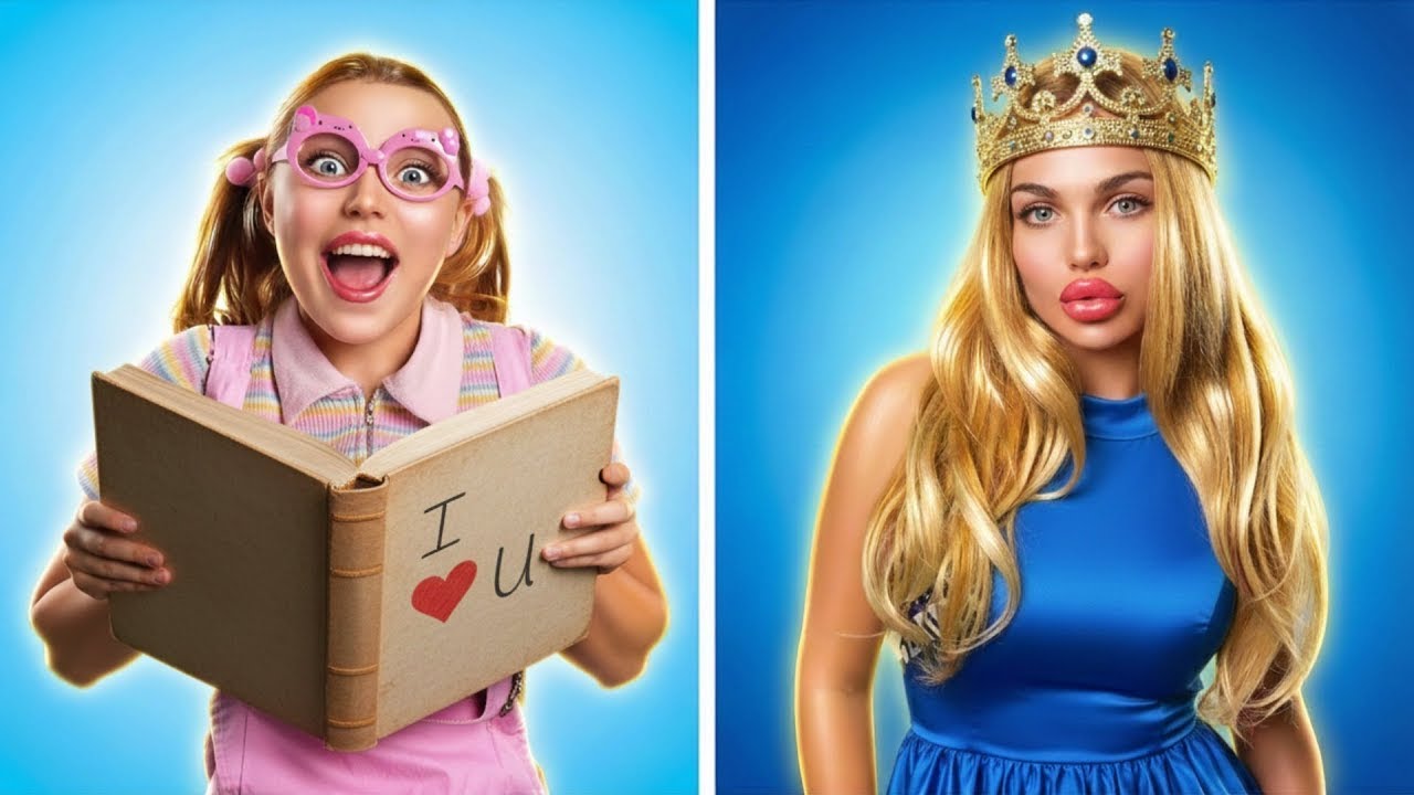 高校生の私 vs. ミニ私 挑戦します！学校で話題になりました。