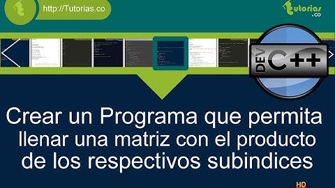 arrays – visual c++ (matriz producto de subindices)