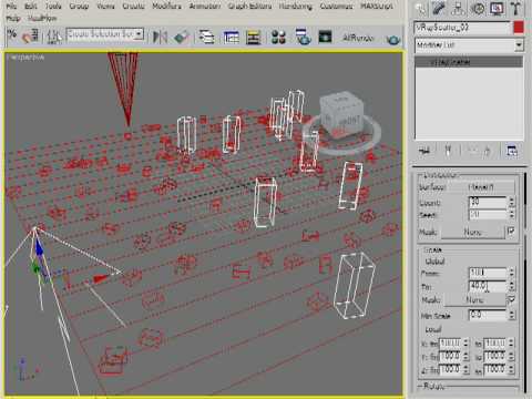 VrayScatter 08 Collision