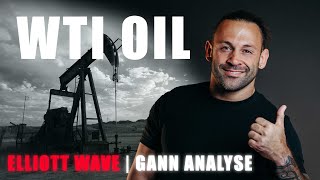 WTI Oil SHORT SHORT SHORT Technische Analyse |  Elliott Wave Analyse und GANN Zeitzyklen Methode