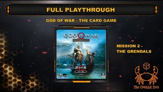 God of War the Card Game Mission 2 The Grendals ... Full Playthrough by the Crabby Dice