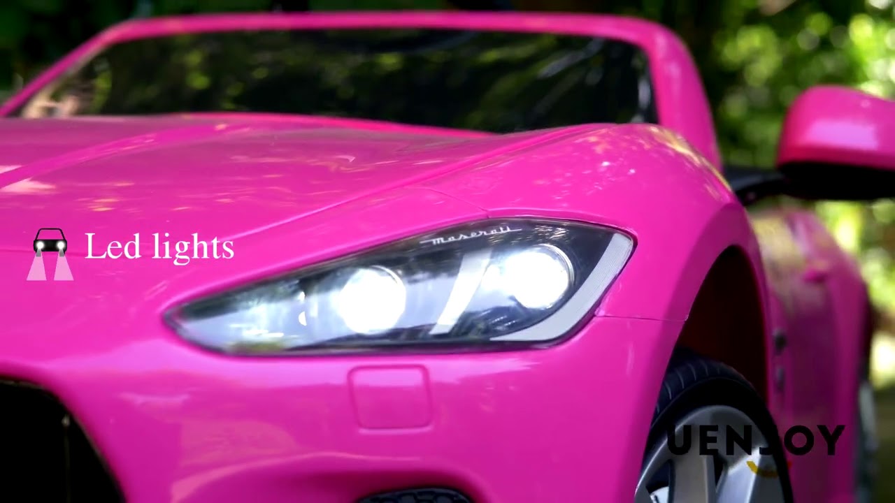 Pink Maserati Ride On Car