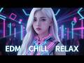 Chill EDM Waves ⚡️ | Relaxing Deep House & Love Vibes Mix for Studying, Night Drive & Stress Relief
