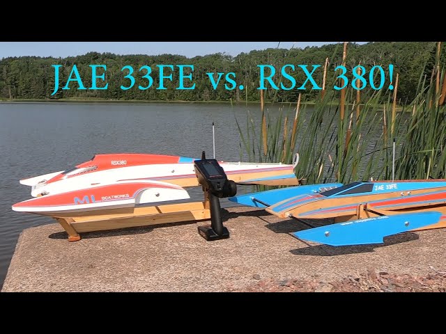 JAE 33FE & RSX 380_Running Laps in Rough Water! - YouTube