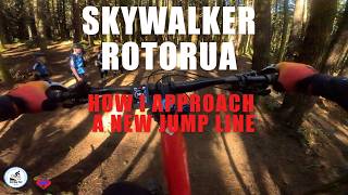 How I approach a new jump line. Skywalker Rotorua NZ