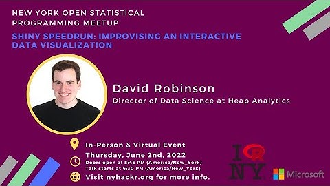 Shiny Speedrun: Improvising an Interactive Data Visualization w/ David Robinson- nyhackr June Meetup