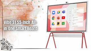 Vibe S1 55 Inch Smart Board Review | 250+ Apps, 4K UHD & Interactive Collaboration!