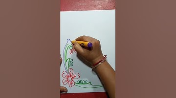 Border and corner design/#pratical khata cover design #simple alpona #subrata art#shorts //