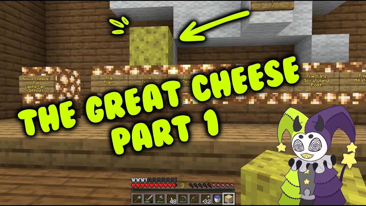 The Great Cheese! Minecraft Map Part 1: Getting Started!