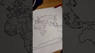 je dessine les drapeaux des pays du monde sur la carte 🗺️! #pays #geography #map #flag #countryball